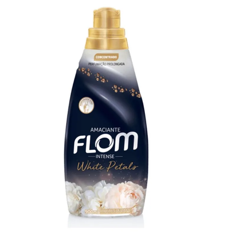 Amaciante Flom Concentrado Intense White 900ml