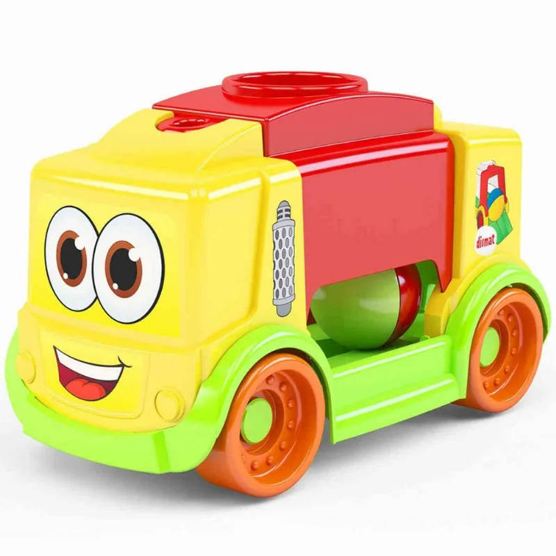 Carrinho de Brinquedo Dismat 4 Peças Viva Brincar Bate Bate MK426