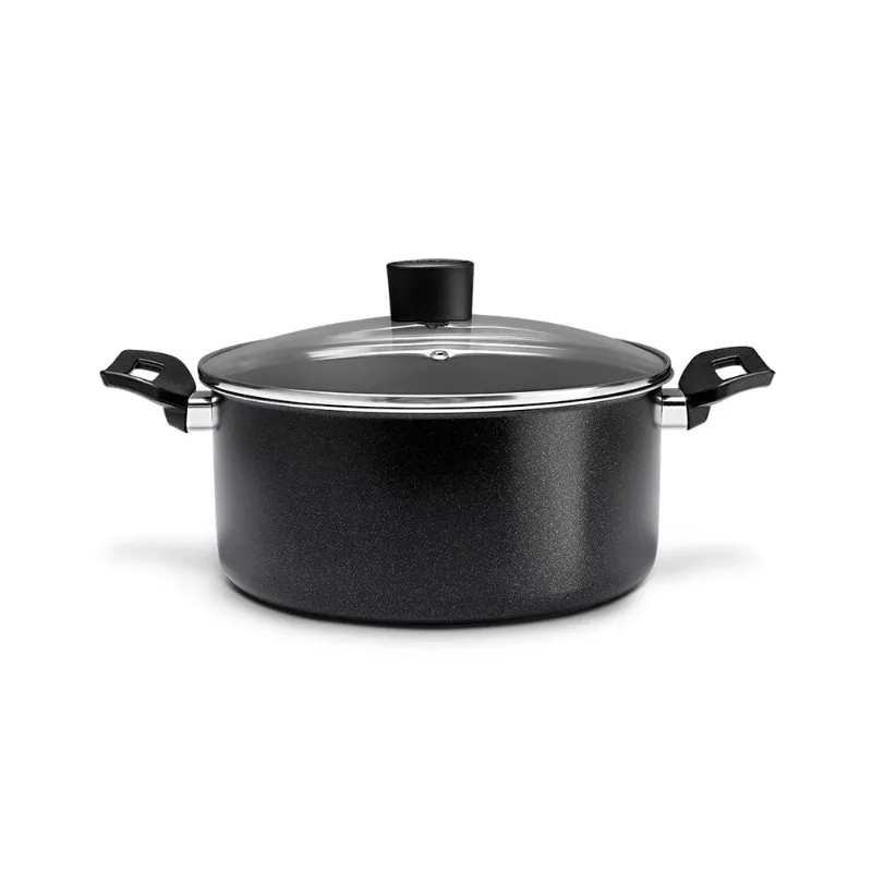 Caçarola Brinox Ebony Antiaderente Preta 22cm