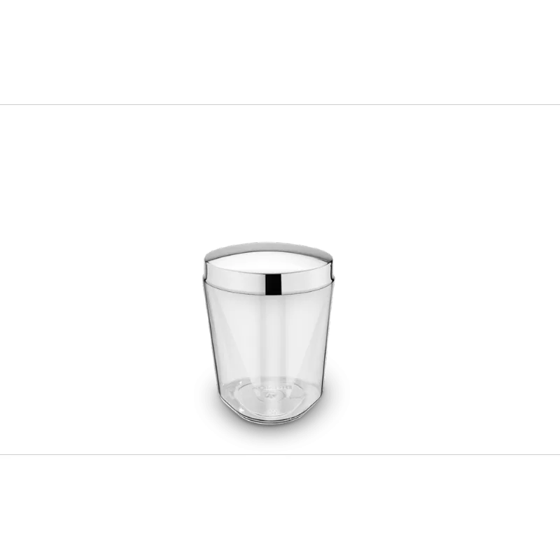 Porta Algodão - Atria Ø 10 x 13 cm Cristal Brinox