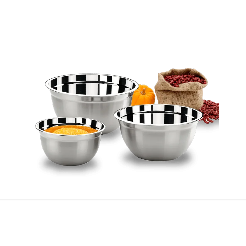Conjunto de Tigelas Inox 3 Peças - Suprema - Brinox