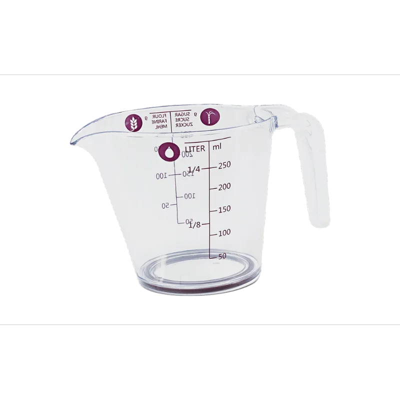 Jarra Medidora 250 ml Glacê 15,5 x 8,7 x 8 cm - Brinox - BRINOX