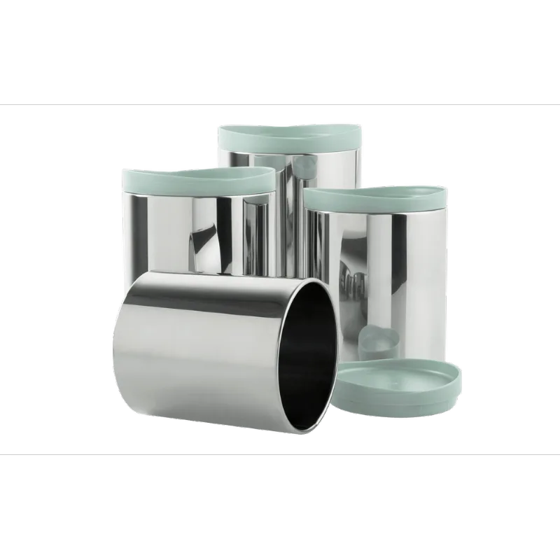Conjunto Potes para Mantimentos - Suprema Menta Brinox