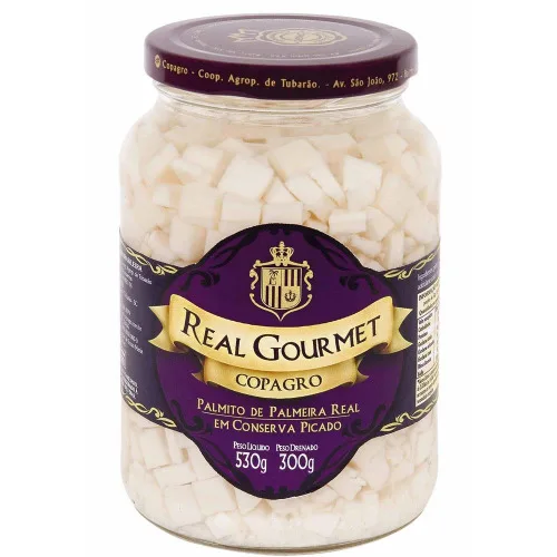 Palmito Real Gourmet Picado - GOURMET - Mercearia