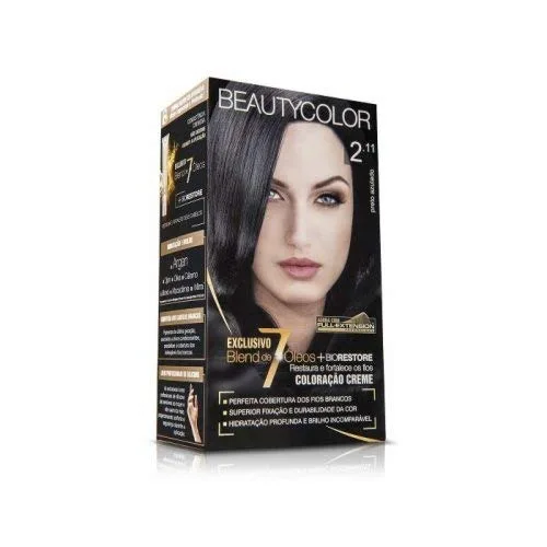 Beauty Color N 2 11 Preto Azulado - BEAUTY COLOR - Higiene E Beleza
