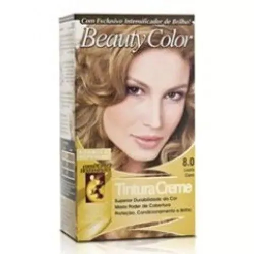 Kit Beaty Color 8 0 Louro Claro Esmalte - CLARO - Higiene E Beleza