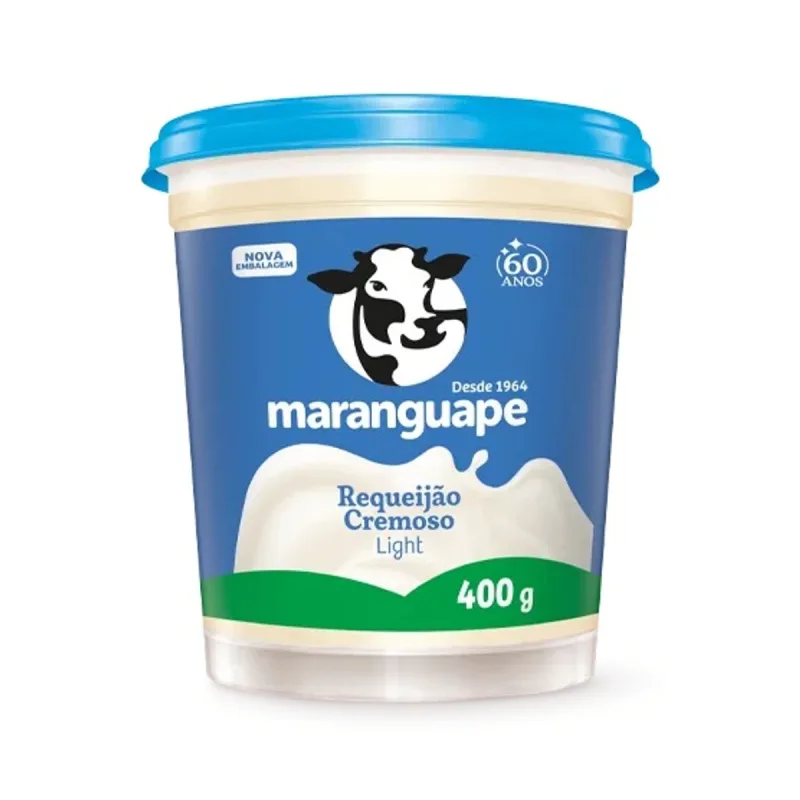 Requeijão Cremoso Maranguape Light Pote 400g - Maranguape - Frios E Laticinios