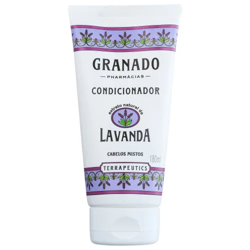 Linha Terrapeutics Lavanda Granado Condicionador Cabelos Mistos 180 Ml Granado Terrapeutics Lavender Collection Mixed Hair Conditioner 6 Fl Oz  - GRANADO - Higiene E Beleza