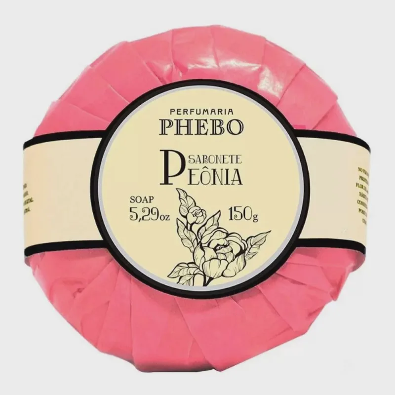 Sabonete barra águas de phebo peônia 150G