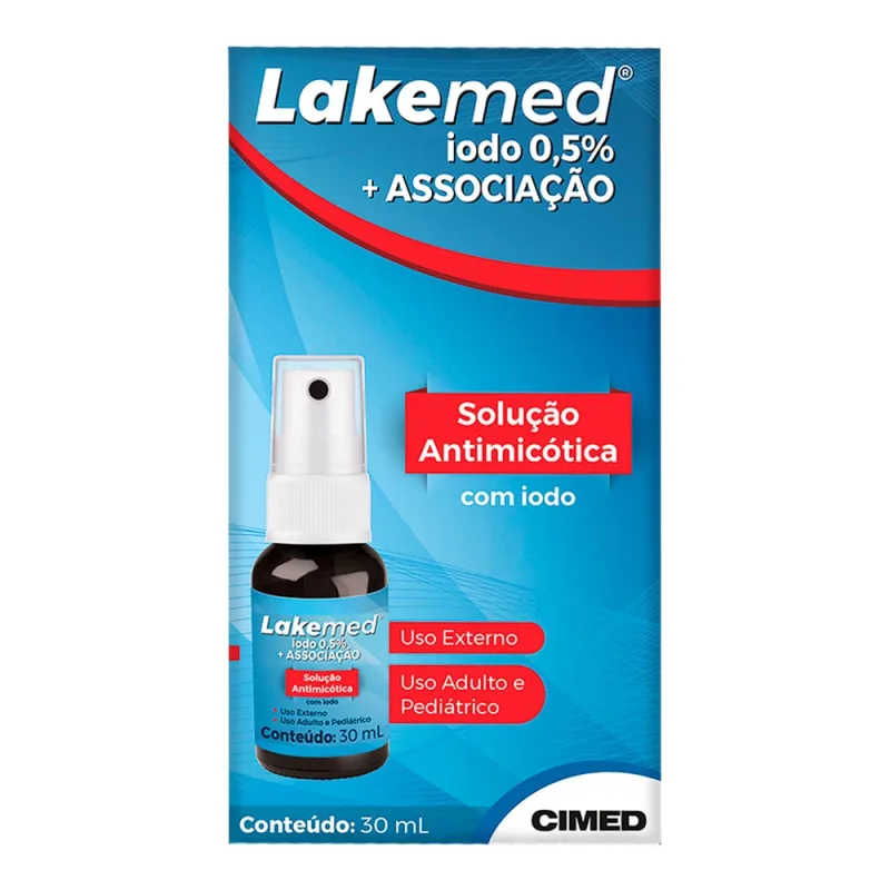 Antimicótico Lakemed 0,5% 30ml - Cimed - Remédios