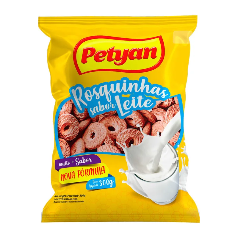 Biscoito Rosquinha Petyan Leite 300g - Petyan - Mercearia