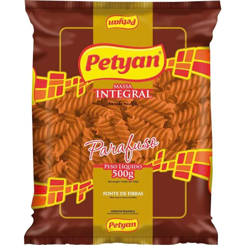 Macarrão Integral Petyan Parafuso 500g