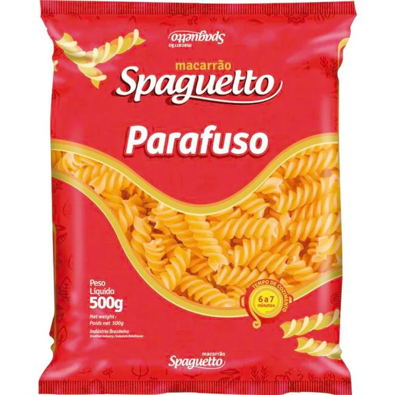 Macarrão Petyan Spaguetto Parafuso 500g