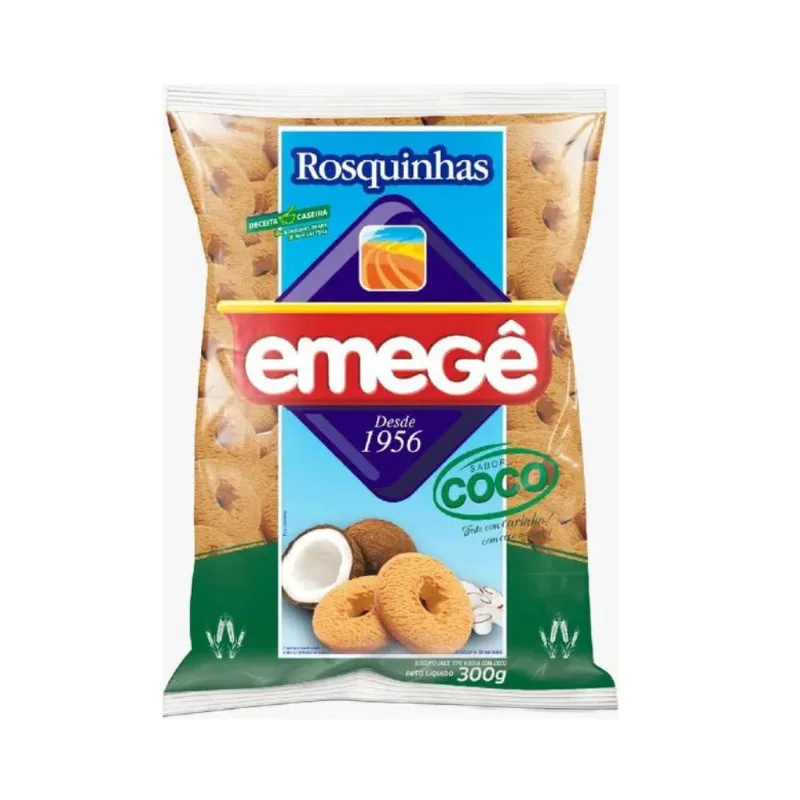 Biscoito Rosquinha Emege Coco 300g