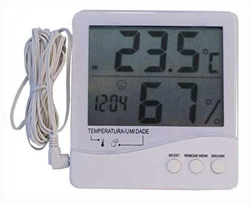 Termohigro Dig/cabo Temp Umidade - INCOTERM - Autos