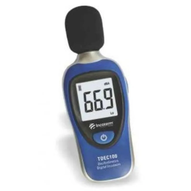 Decibilimetro Digital Automatico Até 130Db Com Maleta Incoterm Tdec100