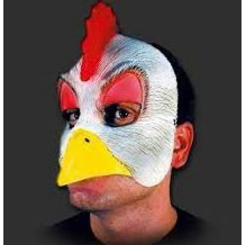 Máscara Látex Galo Metade Spook