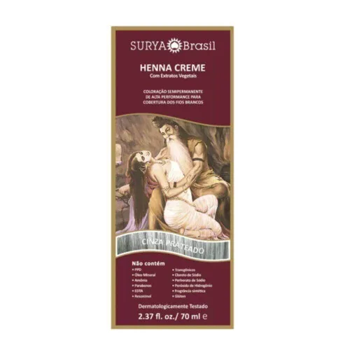 Henna Surya Cz Prateado - SURYA - Mercearia