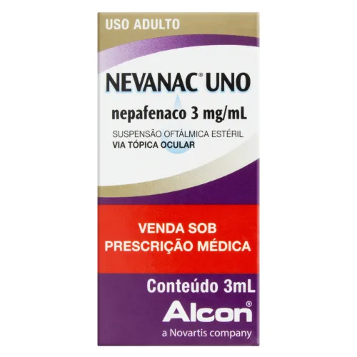 NEVANAC UNO FR 3ML - ALCON - Produtos Farmacêuticos