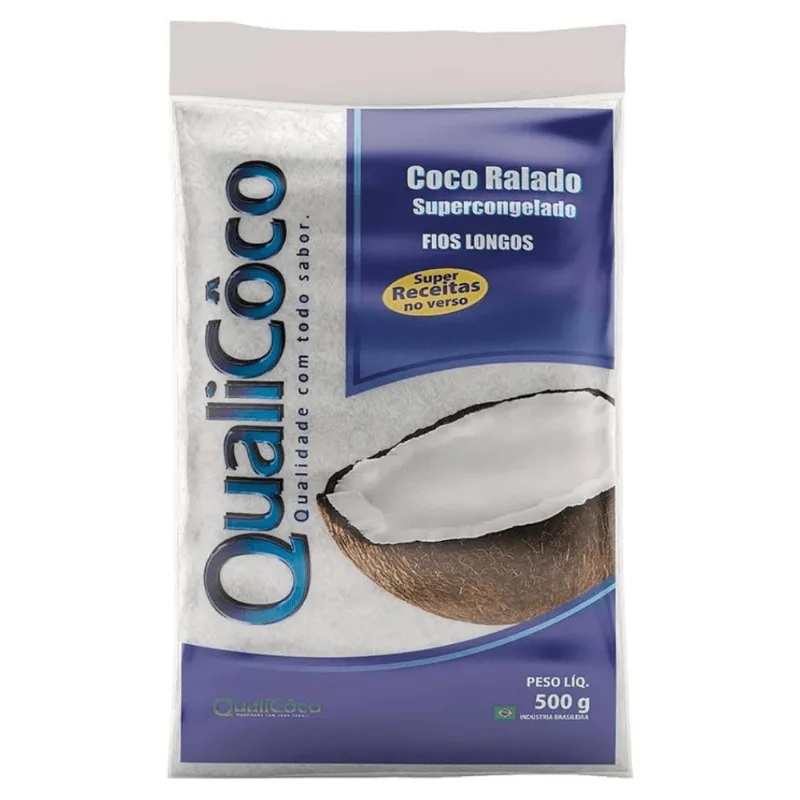 Coco Qualicoco 500g Congelado Fios Longo