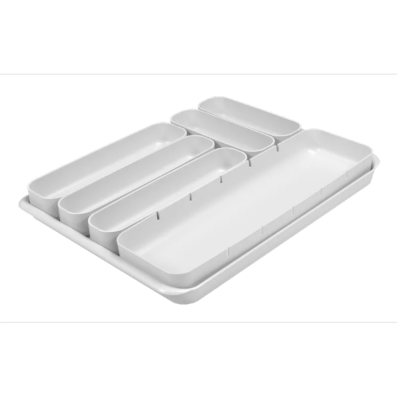 Organizador de Gavetas 7 peças Perfect Coza 37 x 28,5 x 4,2 cm Branco Coza