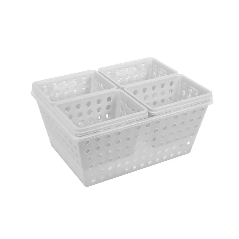 Kit Cesta One Light Grey Coza 7 Unidades