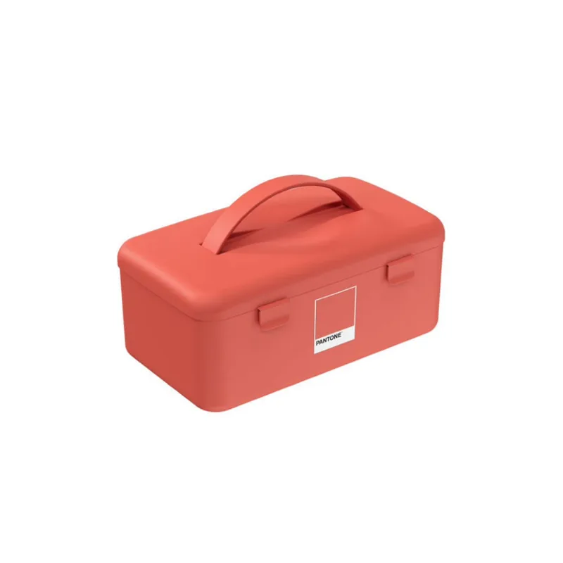 Necessaire em plástico Coza Mega 23,7cm coral