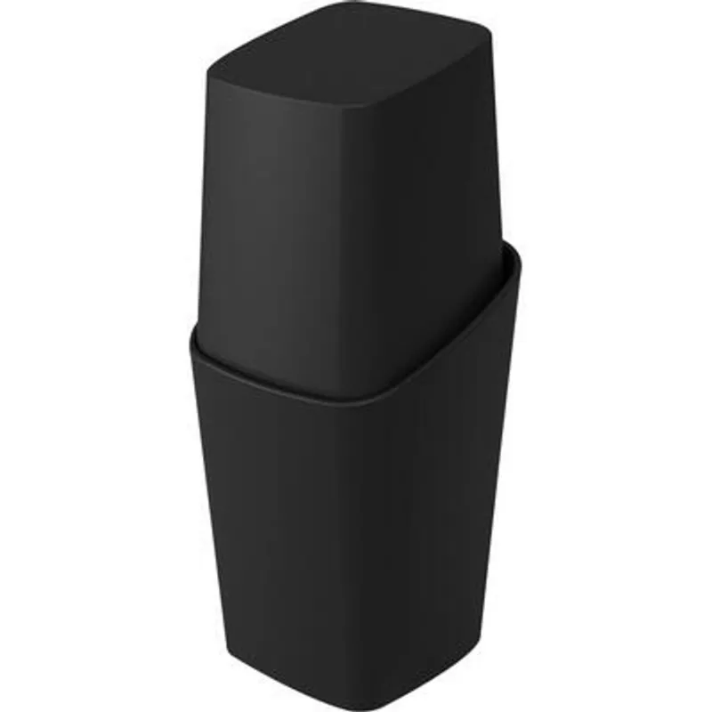 Porta Escova com Tampa Coza Preto un