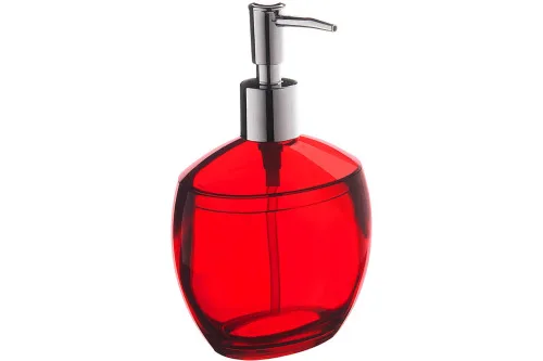 Porta Sabonete Liquido Coza Vermelho - COZA - Higiene E Beleza