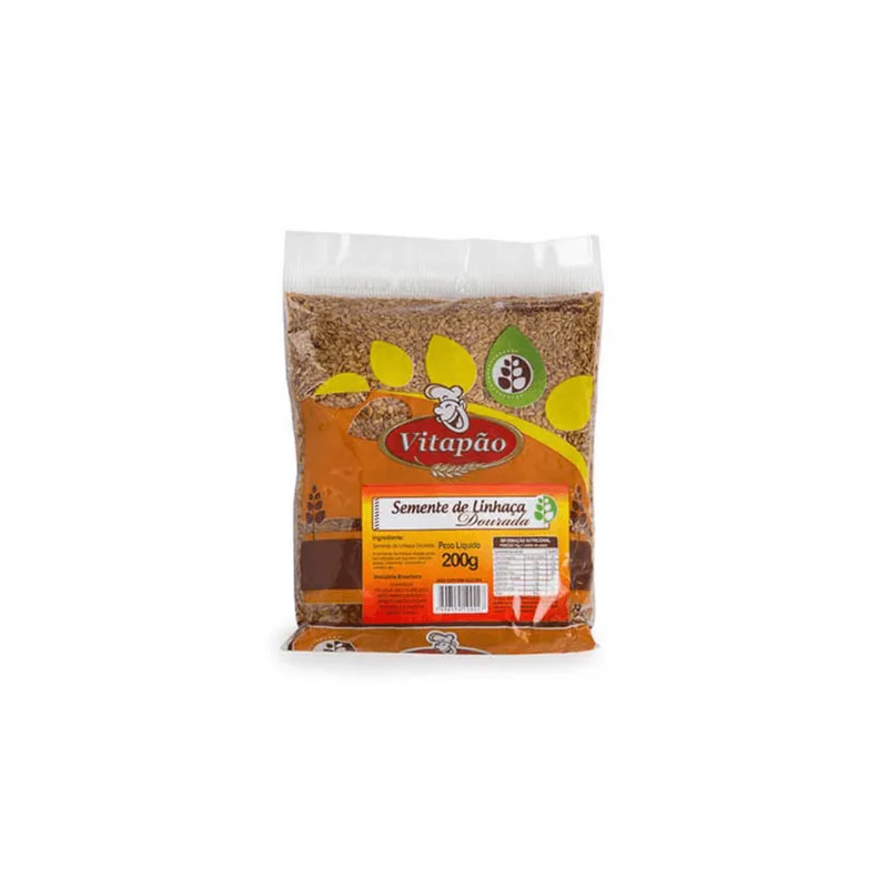 Semente de Linhaça Dourada Vitapão Pacote 250 g