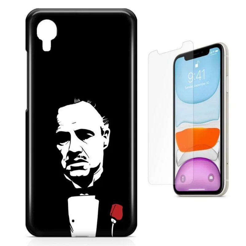 Kit Capa iPhone XR 6,1' - Poderoso Chefão e Película