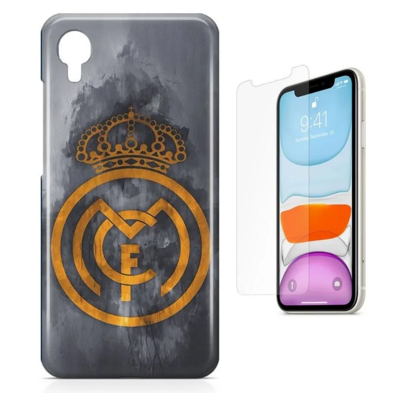 Kit Capa iPhone XR 6,1' - Real Madrid e Película