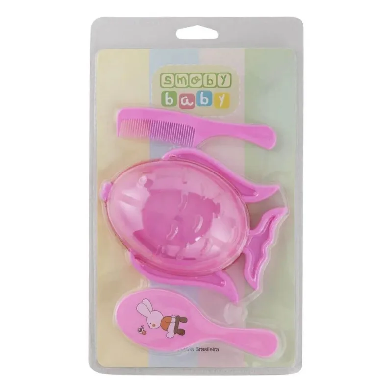 Kit Banho 3 Peças Smoby Baby 670327 (MP)