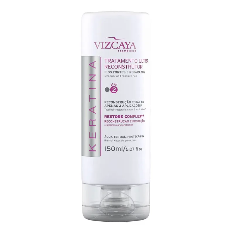 Tratamento Ultra Reconstrutor Vizcaya Keratina 150ml