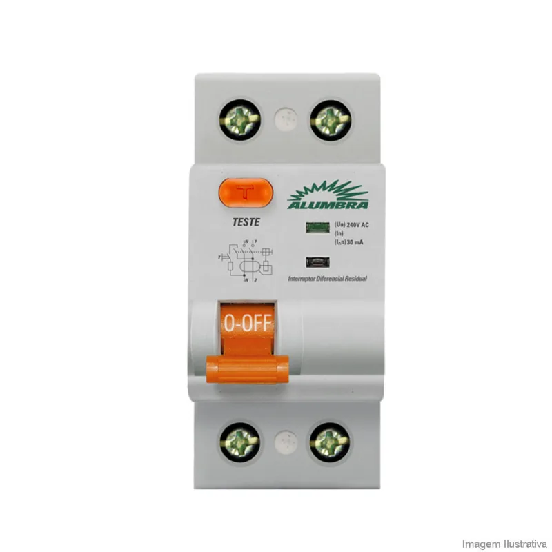 Interruptor bipolar diferencial residual 25/2 Alumbra