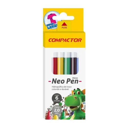 Caneta Hidrogr Neopen Mirim 6 Cor 5x1 - LC