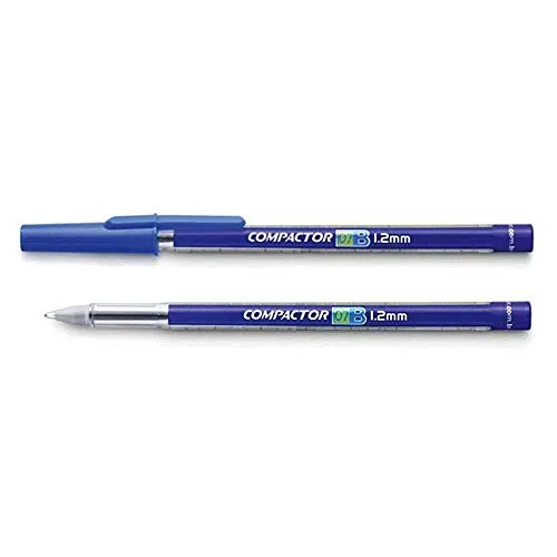 Caneta Esfer. O.7mm Azul - COMPACTOR