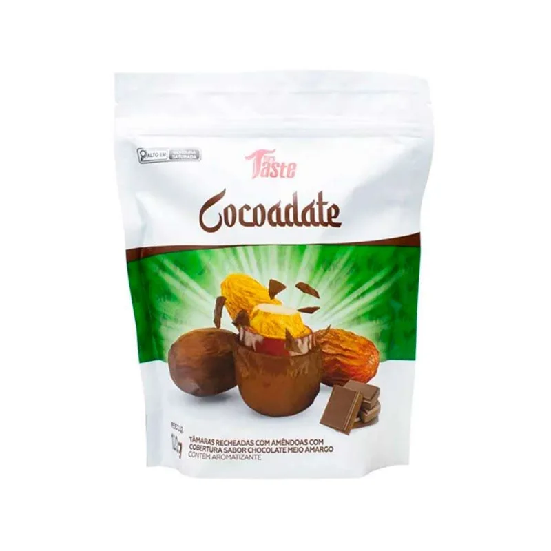 Cocoadate Taste Coberto de Chocolate Meio Amargo 120g