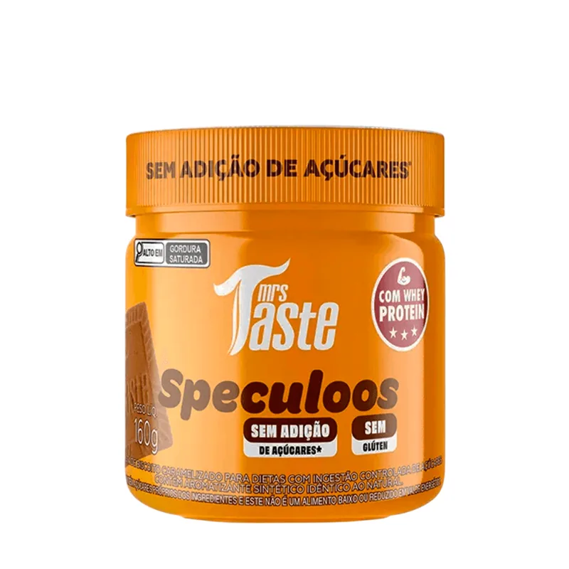 Creme Speculoos Sem Açúcar Mrs Taste - 160g