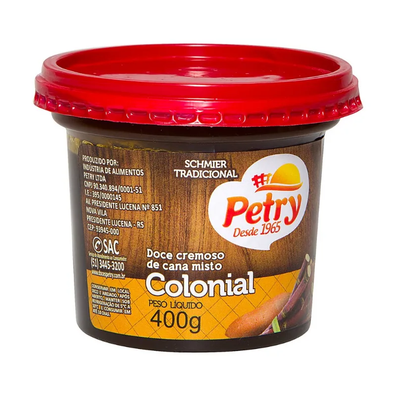 Doce de Cana Misto Colonial Petry 400g