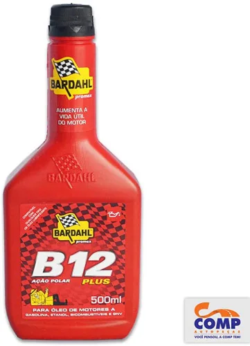 Aditivo Para Óleo De Motor B12 Plus Bardahl Frasco 500ml - BARDAHL