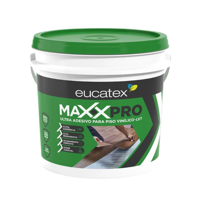 Cola Pro Ultra para Pisos Vinílicos LVT Eucatex Cola Pro Ultra para Pisos Vinílicos LVT 16kg