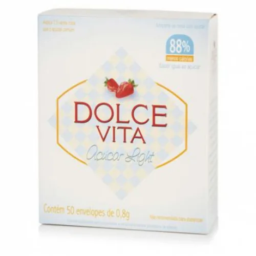 Acucar Light Dolce Vita 6g C/50 Sachet - STEVITA - Mercearia