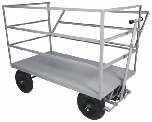 Carro Plataforma Fechado Aço 400kg TM-66 MARCON - MARCON - Movimentação De Materiais