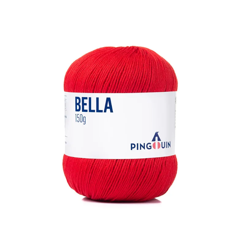 LINHA PINGOUIN BELLA 100% ALGODAO MERCERIZADO 150GR 0314-TOMATE