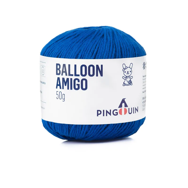 LINHA PINGOUIN BALLOON AMIGO 58%ALGODAO 42%ACRILICO 50GR LINHA PINGOUIN BALLOON AMIGO 58%ALGODÃO 42%ACRÍLICO 50GR 0512-ROYAL