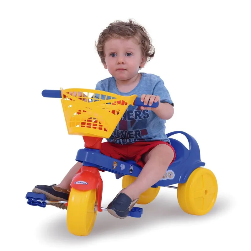 Triciclo Xalingo Zoo Com Cestinha 32897