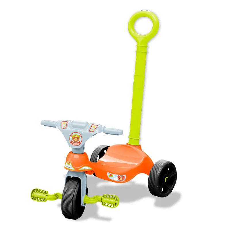 Triciclo Infantil Baby Racer Com Empurrador Xalingo