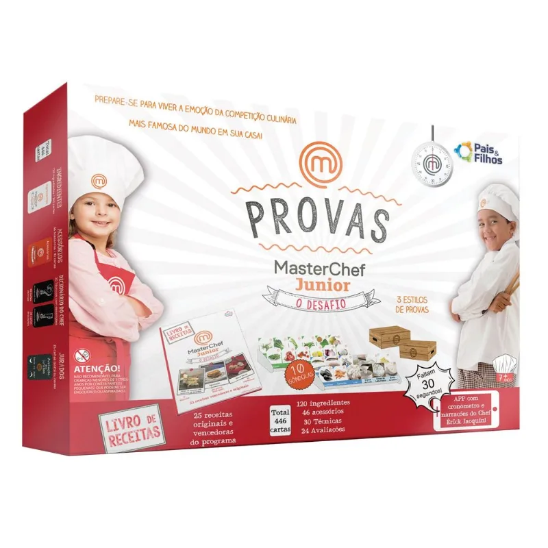 Jogo MasterChef Provas Pais e Filhos