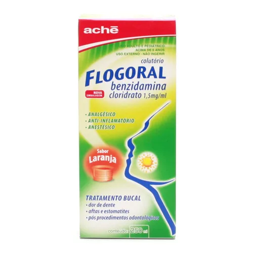 Flogoral Colut Laranja - Farmácia